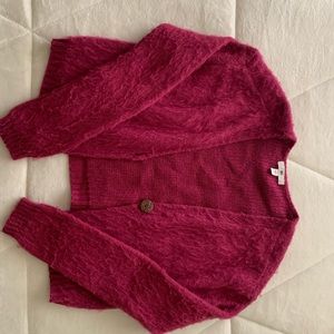 Pink cardigan